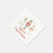 Notenkraker Winter Balet Kerstmisse Servetten (Hoek)