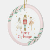 Notenkraker Winter Ballet Kerstmis Keramisch Ornament (Links)