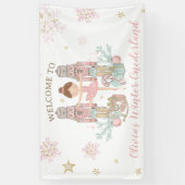 Notenkraker Winter Onederland 1e verjaardag achter Spandoek (Verticaal)