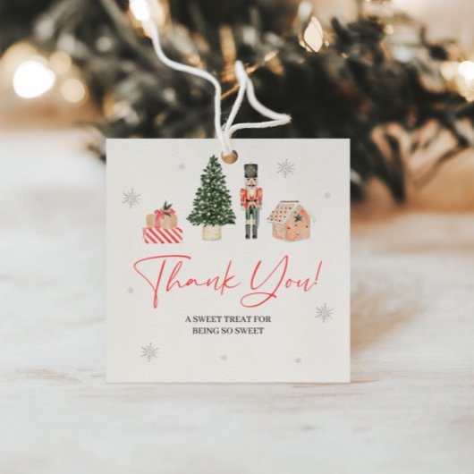 Notenkraker Winter Onederland Gift Label