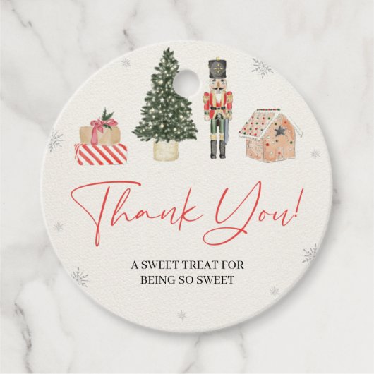 Notenkraker Winter Onederland Gift Label (Voorkant)