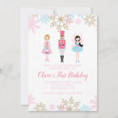 Notenkraker Winter Verjaardag uitnodiging (Voorkant)