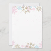 Notenkraker Winter Verjaardag uitnodiging (Achterkant)