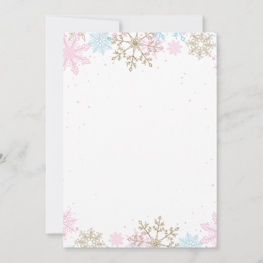 Notenkraker Winter Verjaardag uitnodiging (Achterkant)