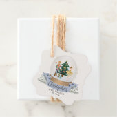 Notenkraker Winter Wonderland baby shower Bedankjes Labels (In situ)