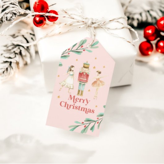 Notenkraker Winterballet Kerst Cadeautags Cadeaulabel