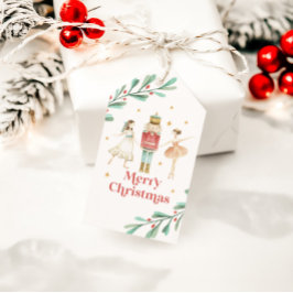 Notenkraker Winterballet Kerstmis Cadeaulabel