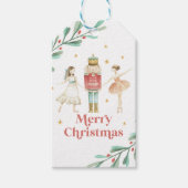 Notenkraker Winterballet Kerstmis Cadeaulabel (Voorkant)