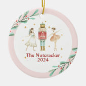 Notenkraker Winterballet Kerstmis Keramisch Ornament (Voorkant)