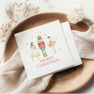Notenkraker Winterballet Kerstmis Servet