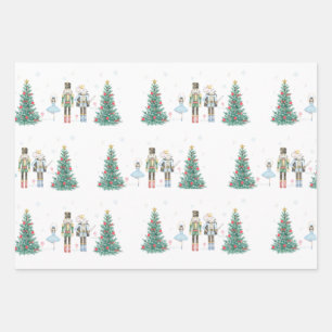 Notenkraker Wrapping Paper - Pastel en feestelijk
