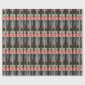 NOTENKRAKER ZWART EN GRIJZE CADEAUVERPAKKING CADEAUPAPIER (Vlak)