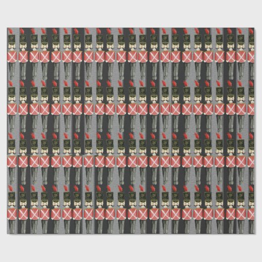 NOTENKRAKER ZWART EN GRIJZE CADEAUVERPAKKING CADEAUPAPIER (Vlak)