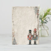 Notenkrakeraccent linksonder | Schattigee kerst in Kaart (Staand voorkant)