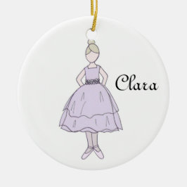 Notenkrakerballet Clara Keepsake Ornament