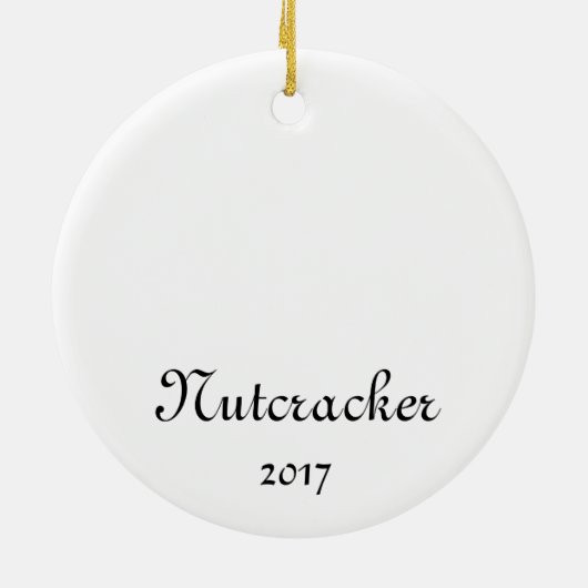 Notenkrakerballet Clara Keepsake Ornament (Achterkant)