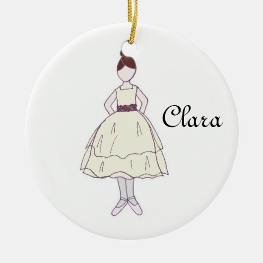 Notenkrakerballet Clara Keepsake Ornament (Voorkant)