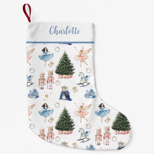 Notenkrakerballet nostalgisch kleine kerstsok (Voorkant)