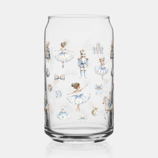 Notenkrakerballetpatroon Blikvorm Glas (Links)