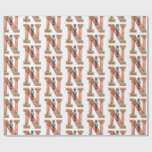 Notenkrakerbrief N Kerstmis Cadeaupapier (Vlak)