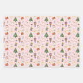 Notenkrakerkerst Inpakpapier Vel (Voorkant)