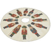 Notenkrakerparade kerstboomrok fleece kerstboom rok (Gekanteld)