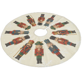 Notenkrakerparade kerstboomrok fleece kerstboom rok