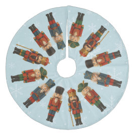 Notenkrakerparade kerstboomrok fleece kerstboom rok