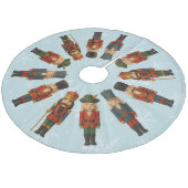 Notenkrakerparade kerstboomrok fleece kerstboom rok (Gekanteld)