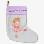 notenkrakerpastelsuiker pruimenfee kleine kerstsok (Voorkant)