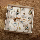 Notenkrakerpatroon Kerstmis Tissuepapier