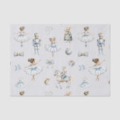 Notenkrakerpatroon Kerstmis Tissuepapier (Voorkant)