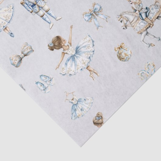 Notenkrakerpatroon Kerstmis Tissuepapier (Detail)