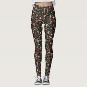 Notenkrakerpatroon Leggings (Voorkant)