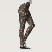 Notenkrakerpatroon Leggings (Rechts)