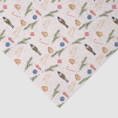 Notenkrakerroze Tissuepapier (Detail)