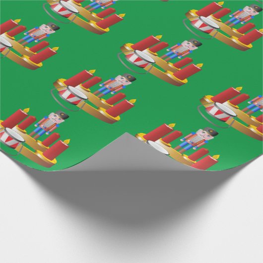 Notenkrakers en Kaarsen Cadeaupapier (Hoek)