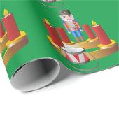 Notenkrakers en Kaarsen Cadeaupapier (Rol Hoek)