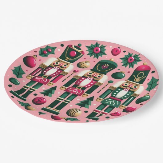 Notenkrakers Kerst Bord (Gekanteld)