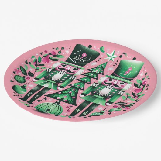 Notenkrakers Kerst Bord (Gekanteld)