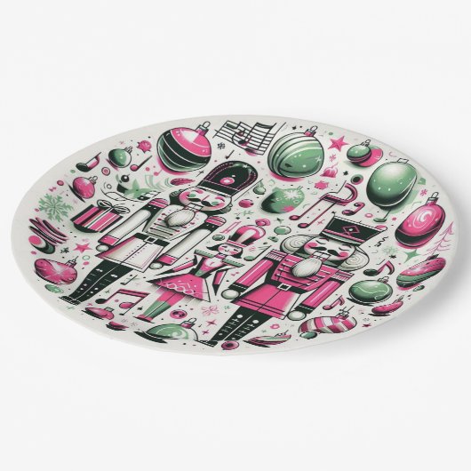 Notenkrakers Kerst Bord (Gekanteld)