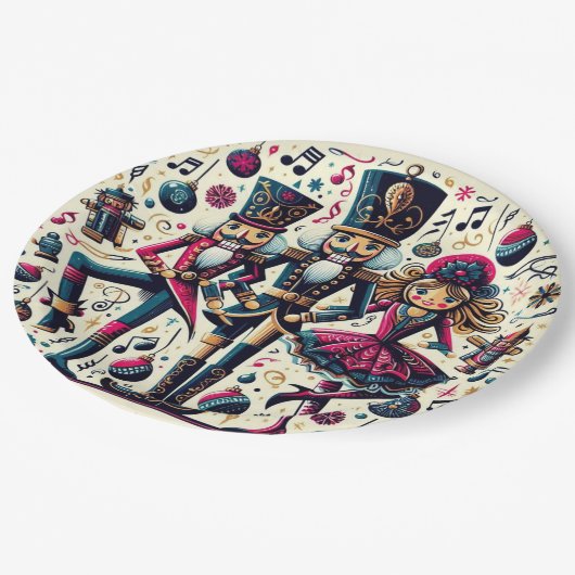 Notenkrakers Kerst Bord (Gekanteld)