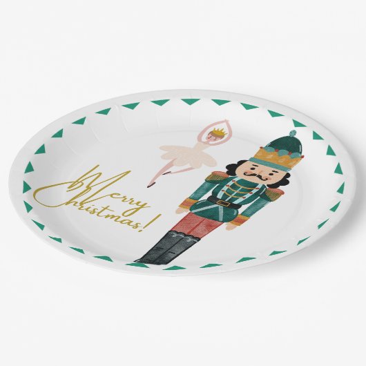 Notenkrakers Kerst Bord (Gekanteld)