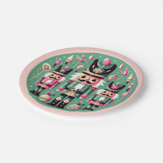 Notenkrakers Kerst Bord (Gekanteld)