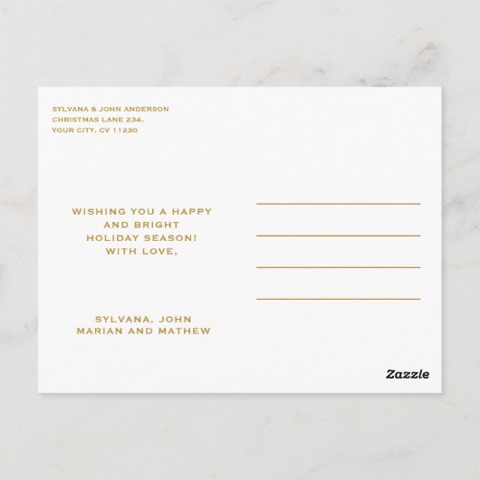 NOTENKRAKERS KERSTMIS BRIEFKAART (Achterkant)