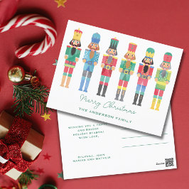 NOTENKRAKERS KERSTMIS BRIEFKAART