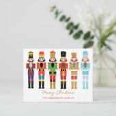 NOTENKRAKERS KERSTMIS BRIEFKAART (Staand voorkant)