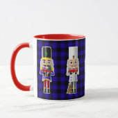 Notenkrakers met kleine rode vrachtwagens mok (Links)