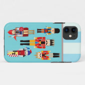 Notenkrakers Soldaten met aangepaste naam - Aqua Case-Mate iPhone Case (Achterkant (horizontaal))