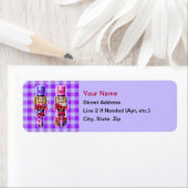 Notenkrakers w / Red Truck Valentijn Adresetikette Etiket (Insitu)